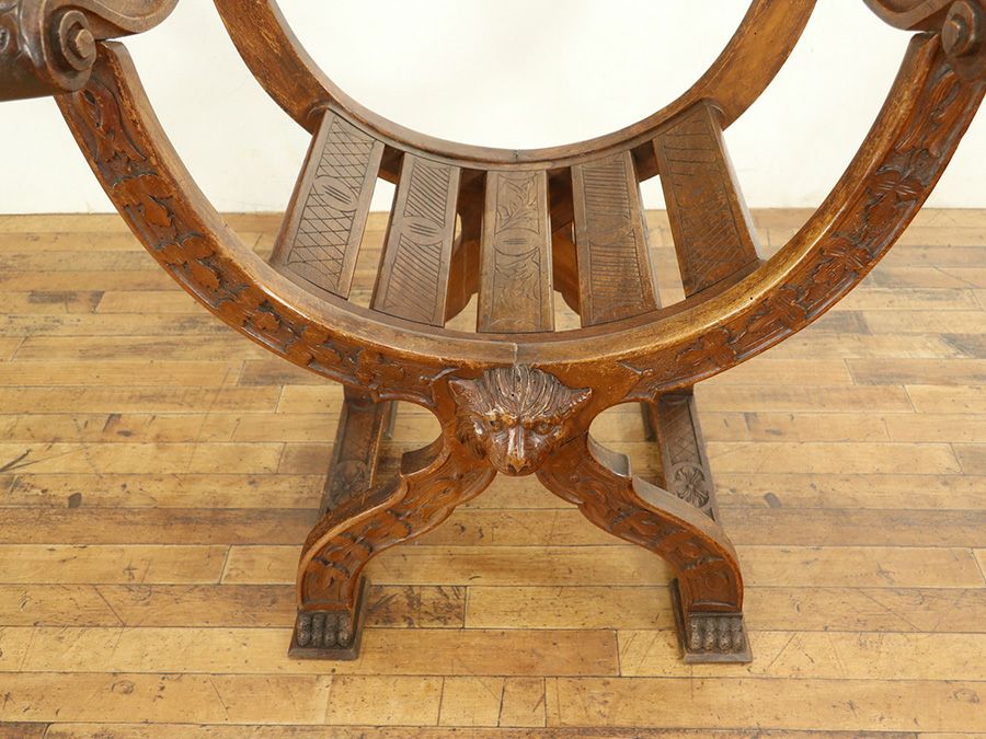 アンティーク家具 サボナローラチェア 64812