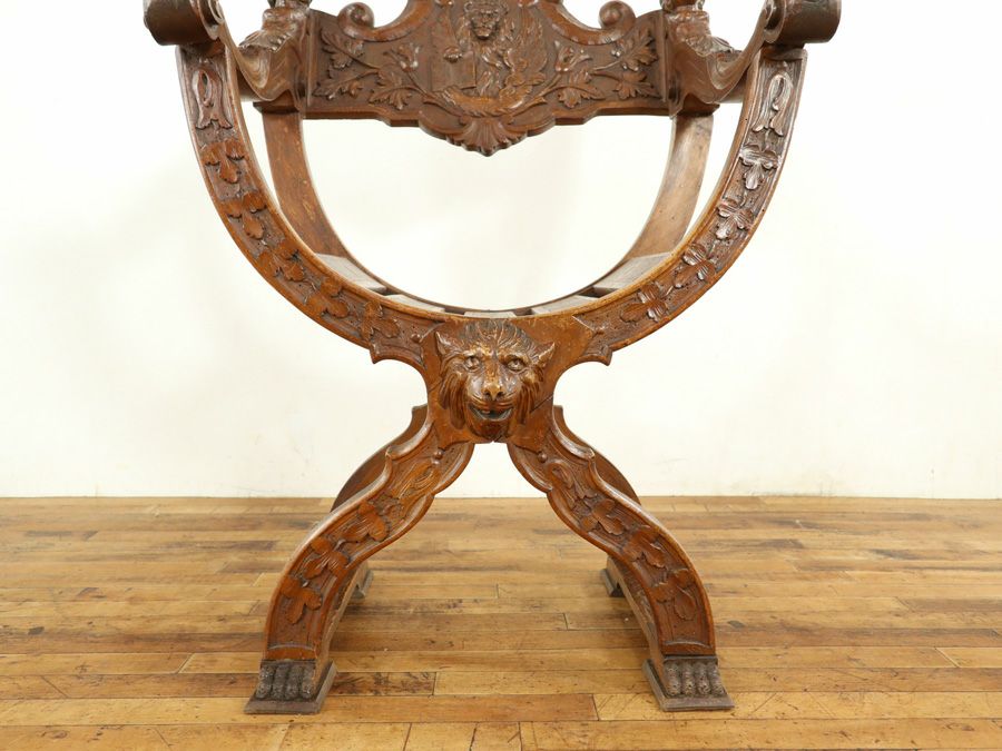 アンティーク家具 サボナローラチェア 64812