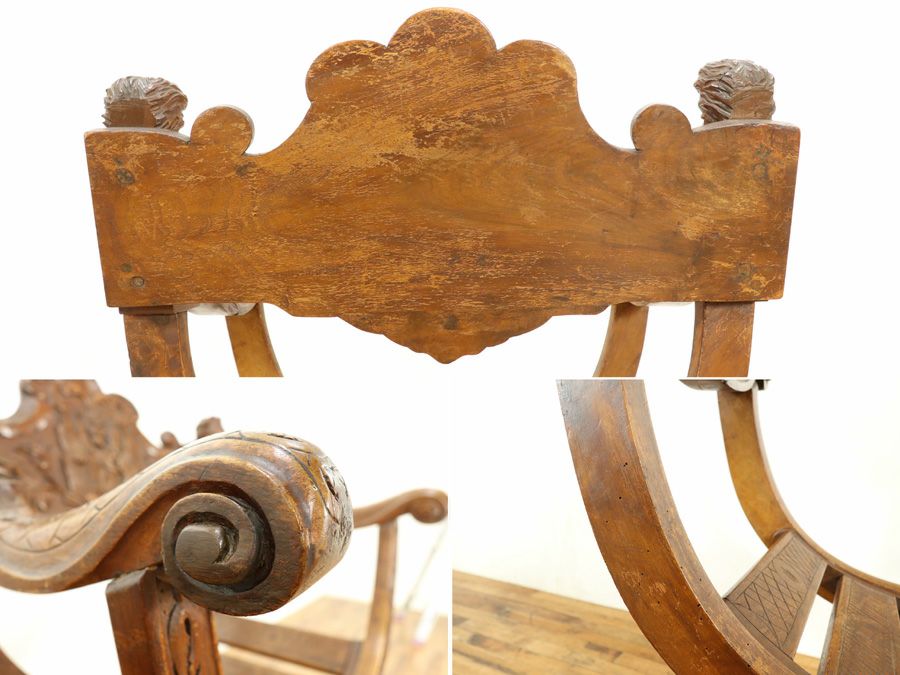 アンティーク家具 サボナローラチェア 64812