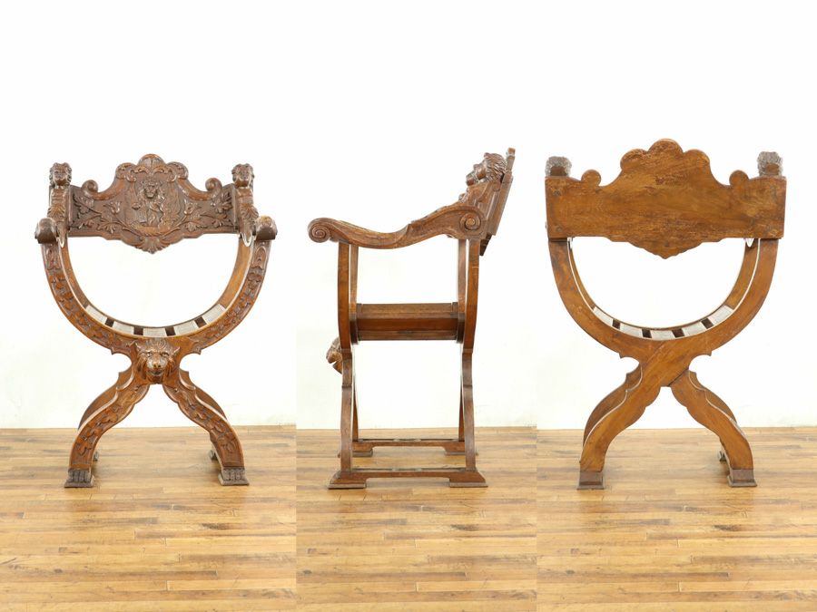 アンティーク家具 サボナローラチェア 64812