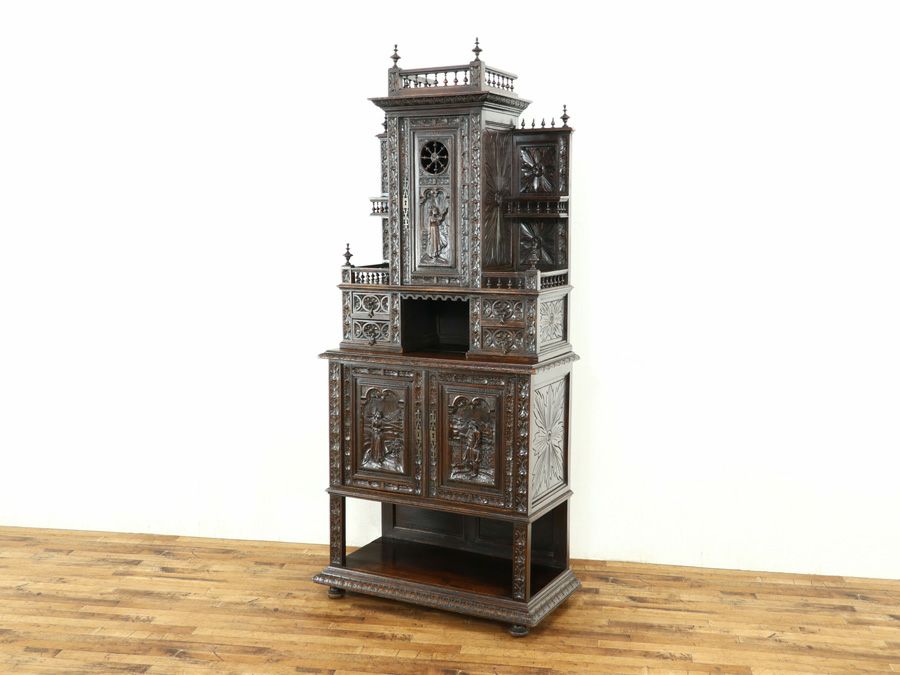 アンティーク家具 ゴシックキャビネット 64903