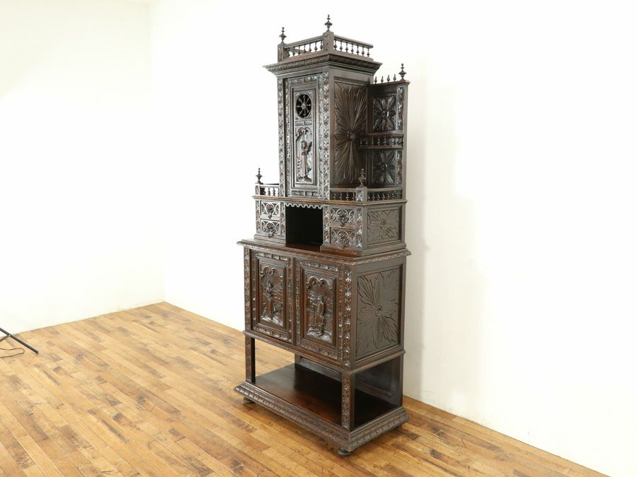 アンティーク家具 ゴシックキャビネット 64903