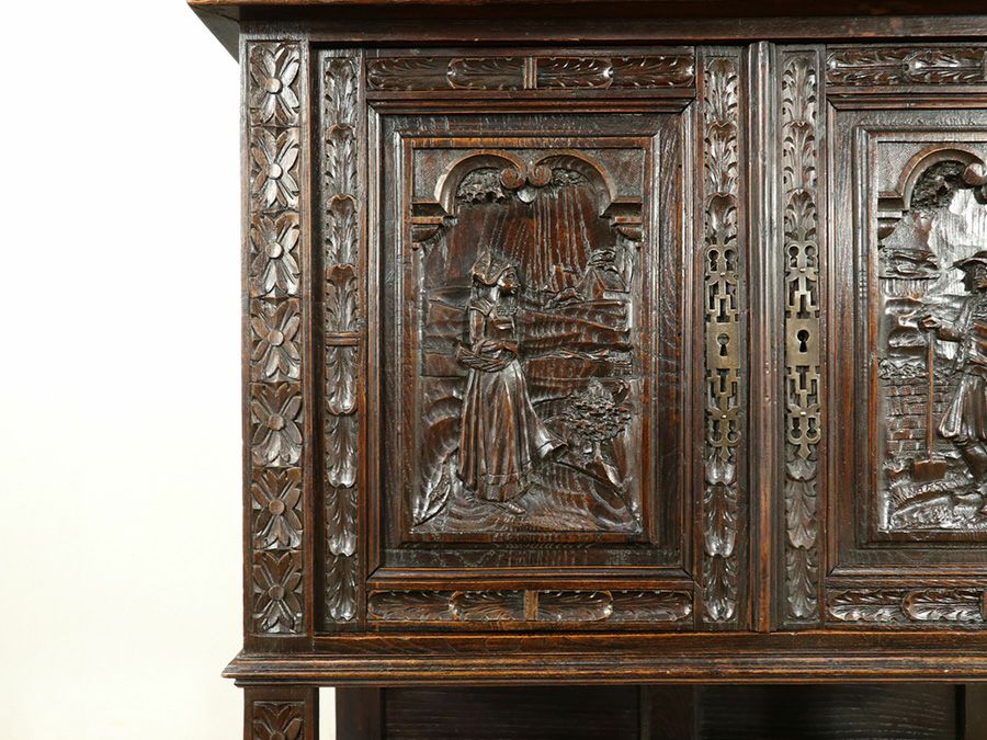 アンティーク家具 ゴシックキャビネット 64903