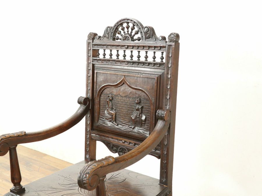 アンティーク家具 アームチェア 64818a