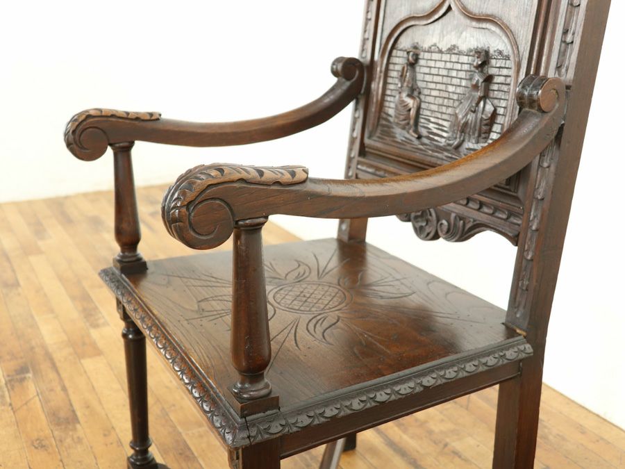 アンティーク家具 アームチェア 64818a