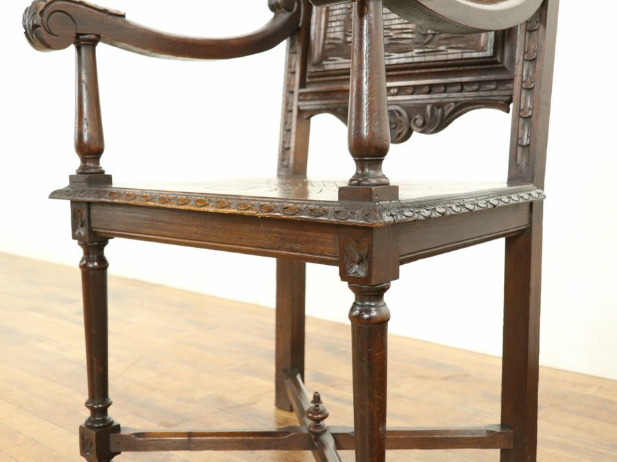 アンティーク家具 アームチェア 64818a