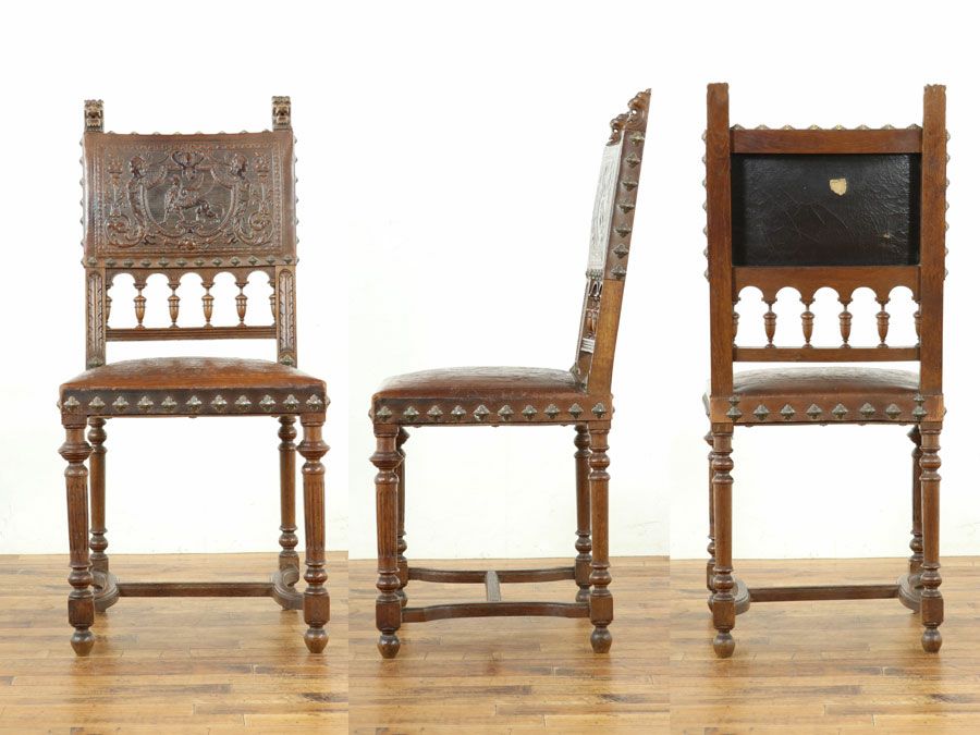 アンティーク アンリ2世様式チェア 64899b