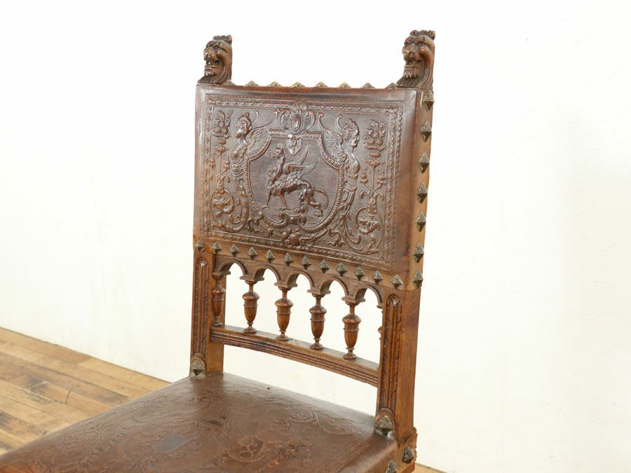 アンティーク アンリ2世様式チェア 64899d