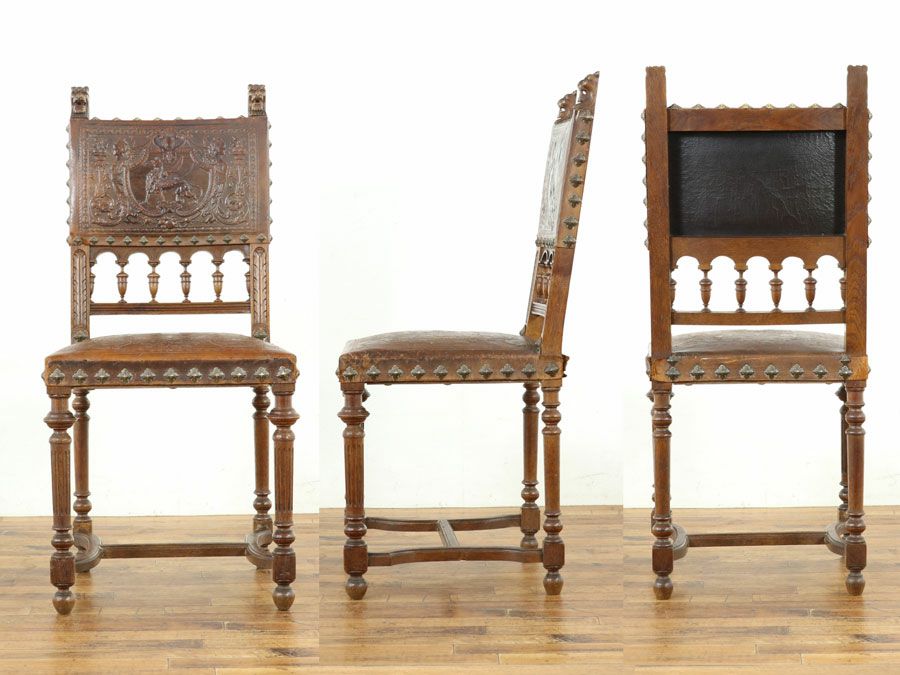 アンティーク アンリ2世様式チェア 64899d