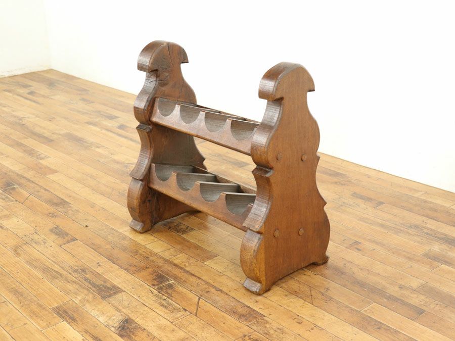 アンティーク家具 ワインラック 64837