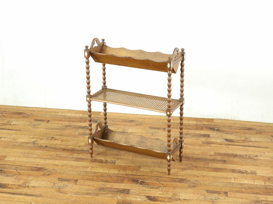 アンティーク家具 マガジンラック 64869