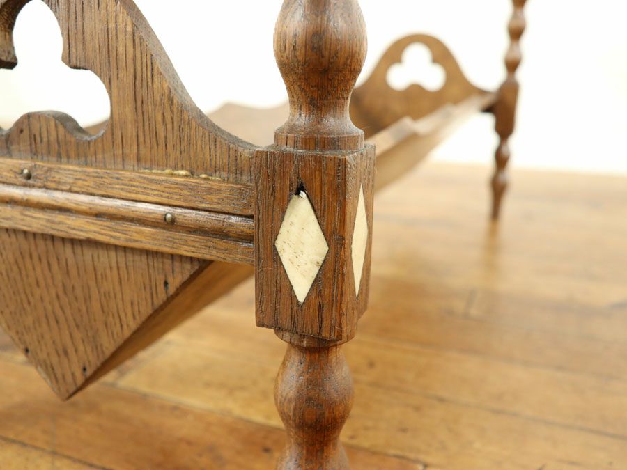 アンティーク家具 マガジンラック 64869