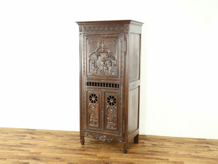 アンティーク家具 キャビネット 64851