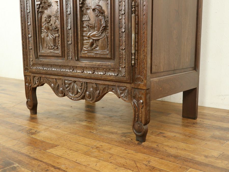 アンティーク家具 キャビネット 64851