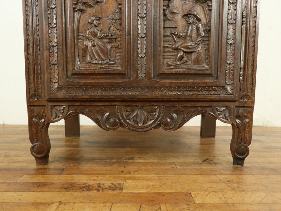 アンティーク家具 キャビネット 64851