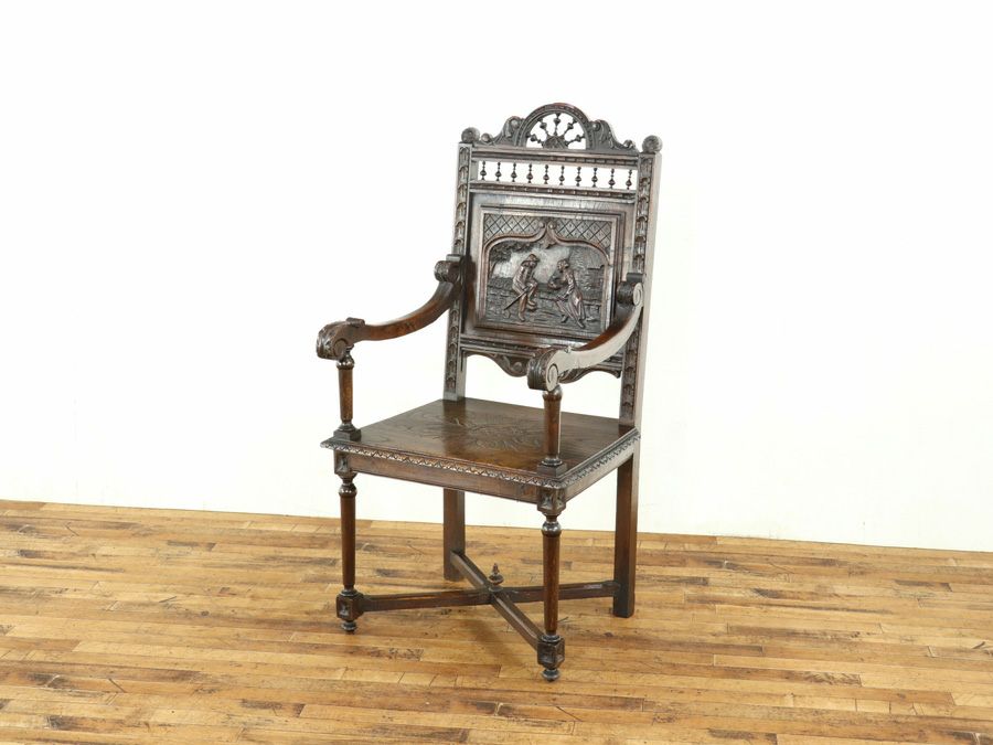 アンティーク家具 アームチェア 64818b