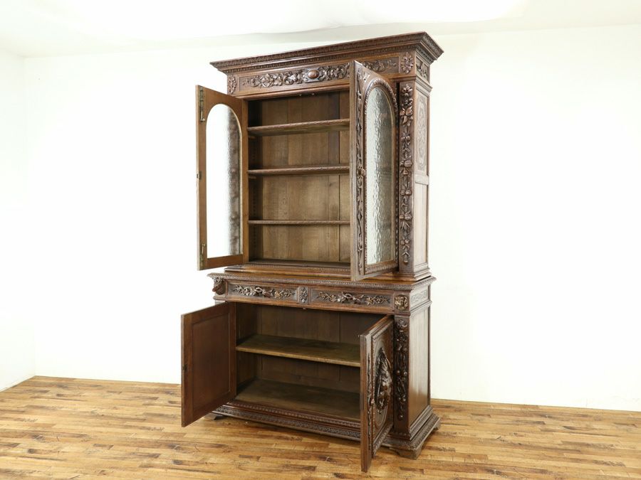 アンティーク家具 キャビネット 64894