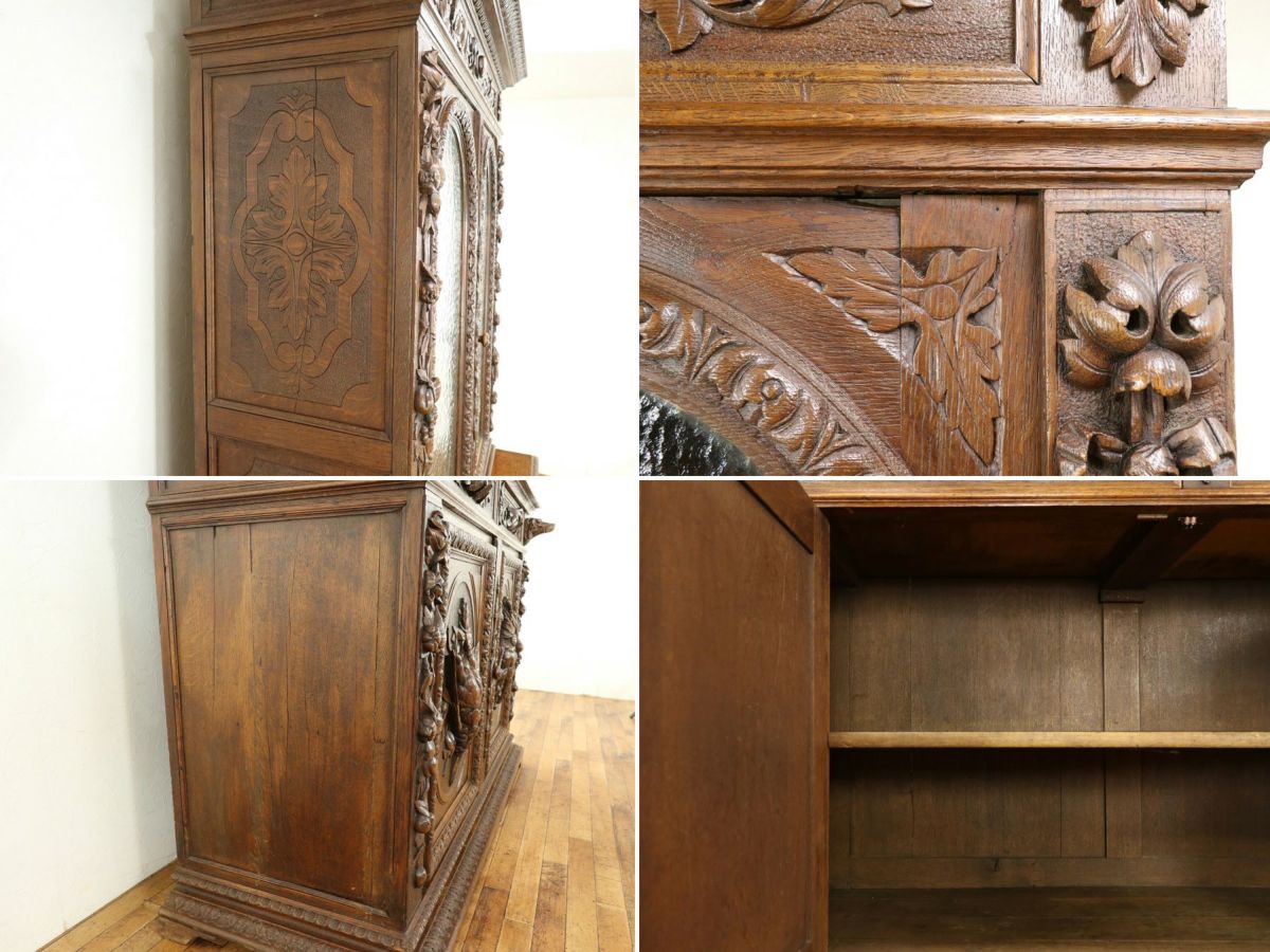 アンティーク家具 キャビネット 64894