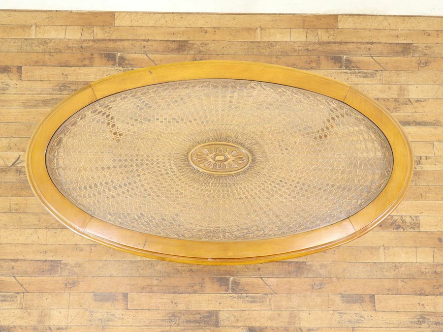 アンティーク ガラストップコーヒー 64840