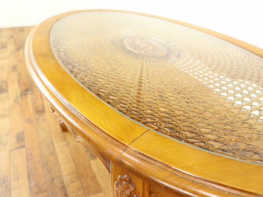 アンティーク ガラストップコーヒー 64840