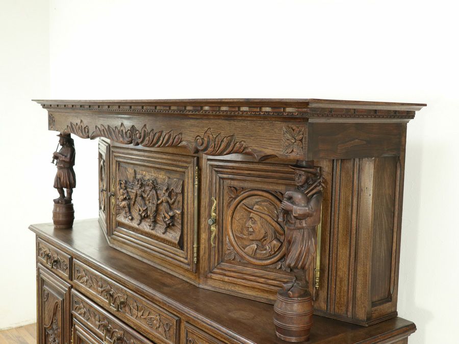 アンティーク家具 キャビネット 64807a