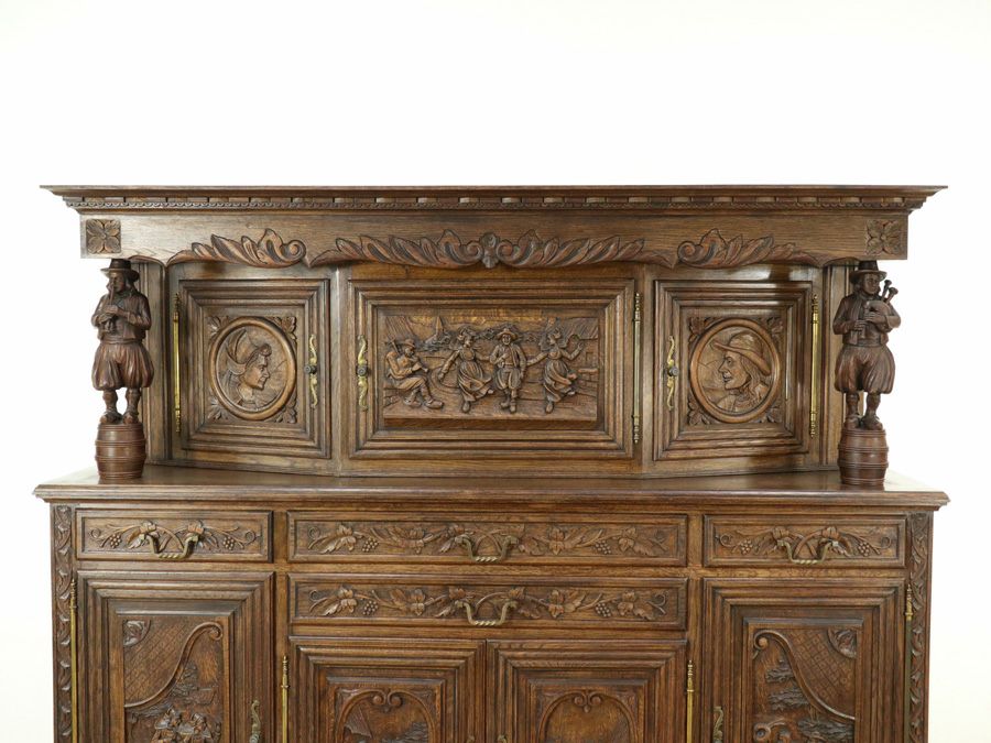 アンティーク家具 キャビネット 64807a