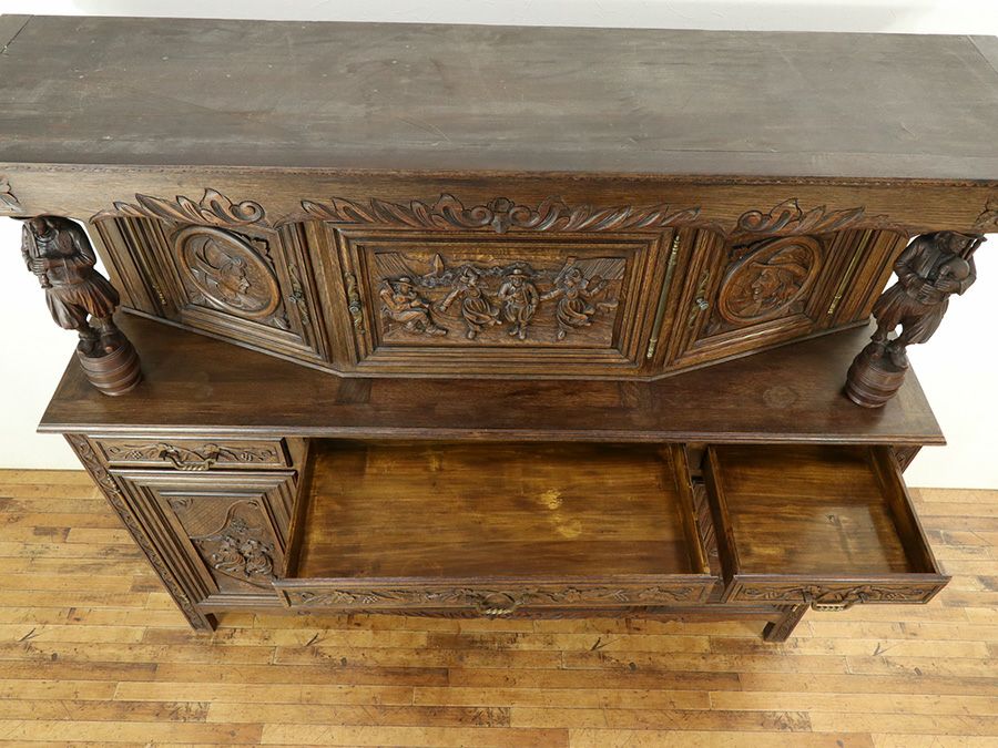 アンティーク家具 キャビネット 64807a