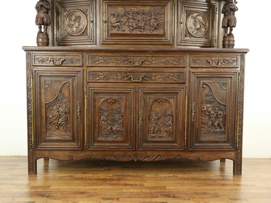 アンティーク家具 キャビネット 64807a