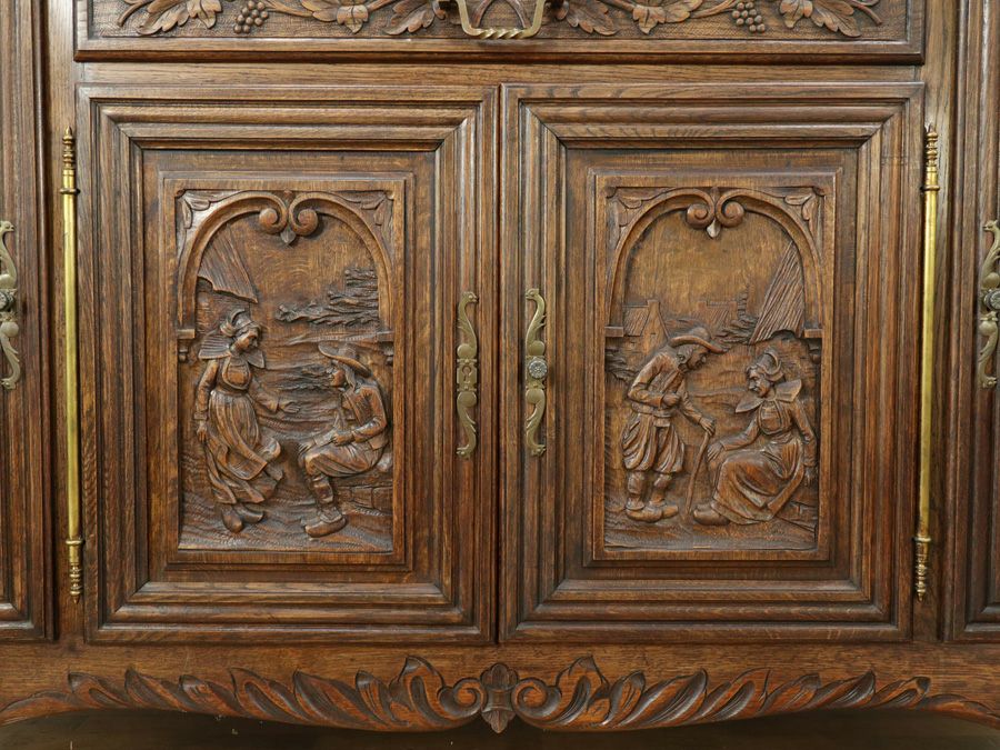 アンティーク家具 キャビネット 64807a