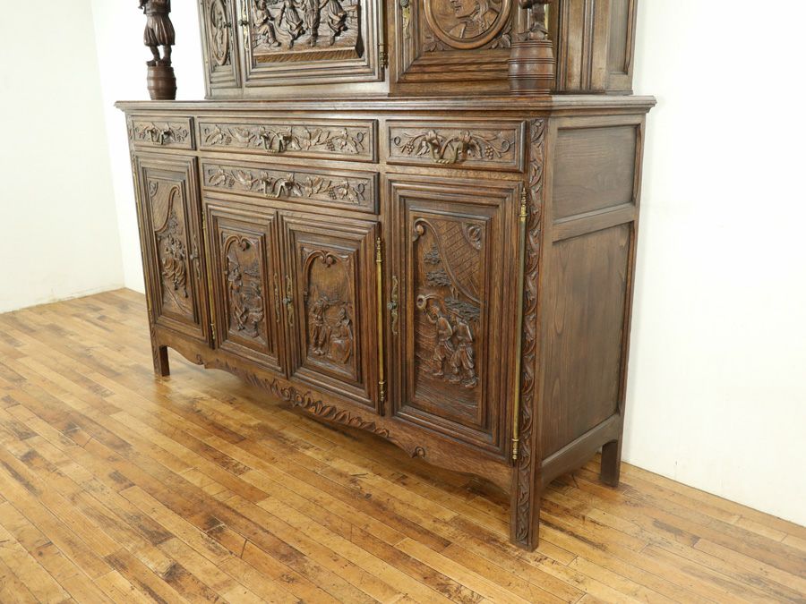 アンティーク家具 キャビネット 64807a