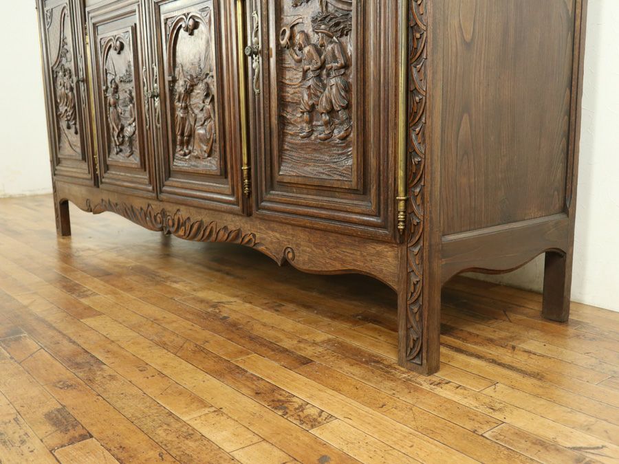 アンティーク家具 キャビネット 64807a