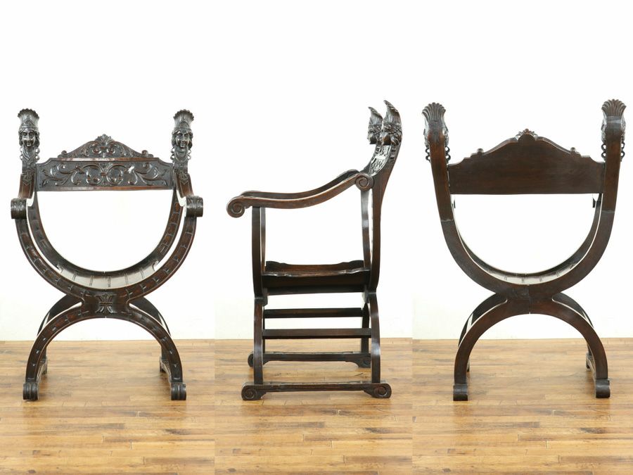 落ち着いた雰囲気とツヤ フランスアンティーク サボナローラチェア