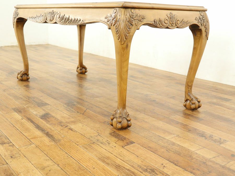 アンティーク家具 ガラストップコーヒー 64853