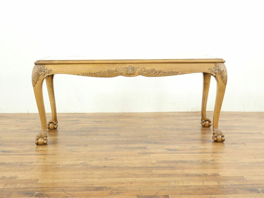 アンティーク家具 ガラストップコーヒー 64853