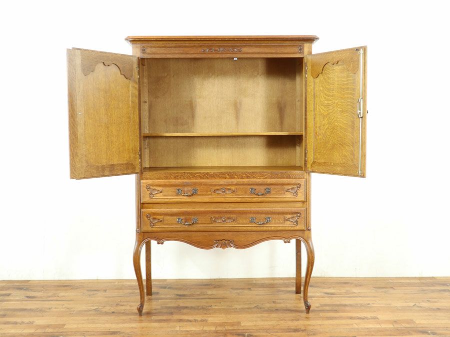 アンティーク家具 キャビネット 64864