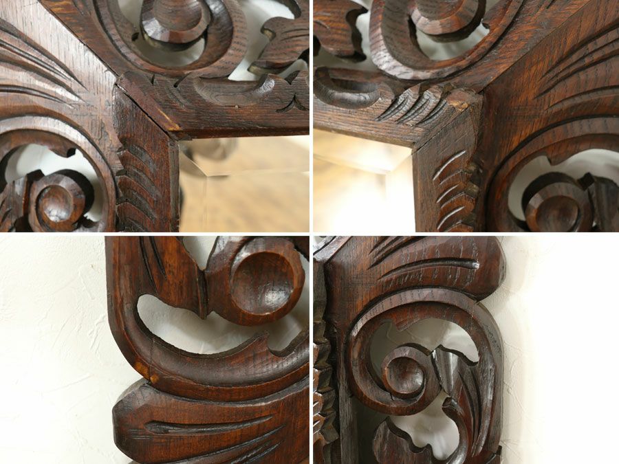 アンティーク家具 ウォールミラー 64809