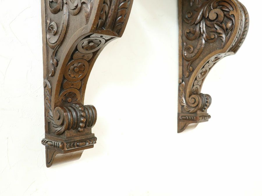 アンティーク家具 ウォールシェルフ 64923