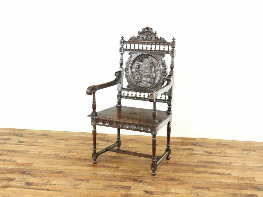 アンティーク家具 アームチェア 64907b