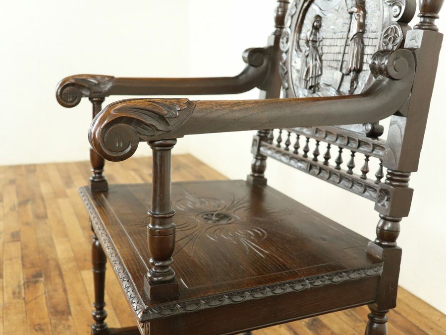 アンティーク家具 アームチェア 64907b