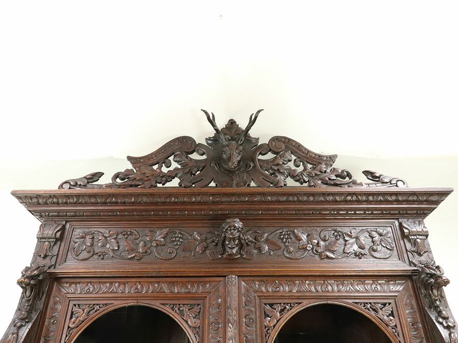 アンティーク家具 キャビネット 64867