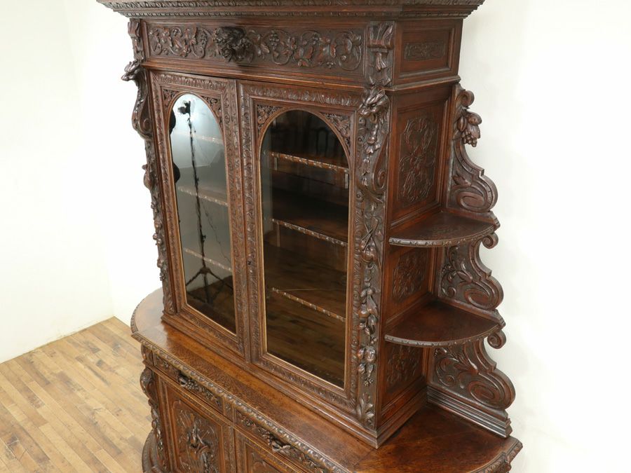 アンティーク家具 キャビネット 64867