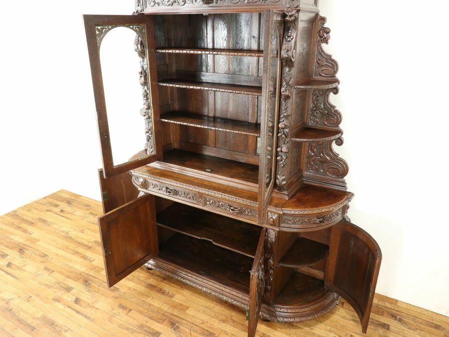 アンティーク家具 キャビネット 64867