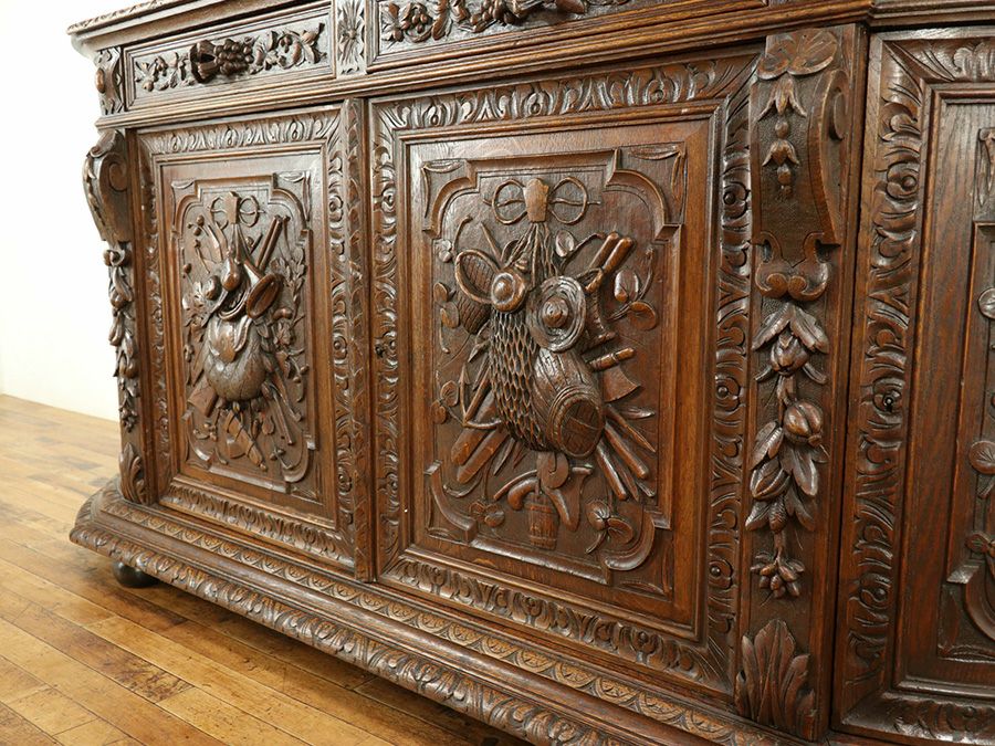 アンティーク家具 キャビネット 64867