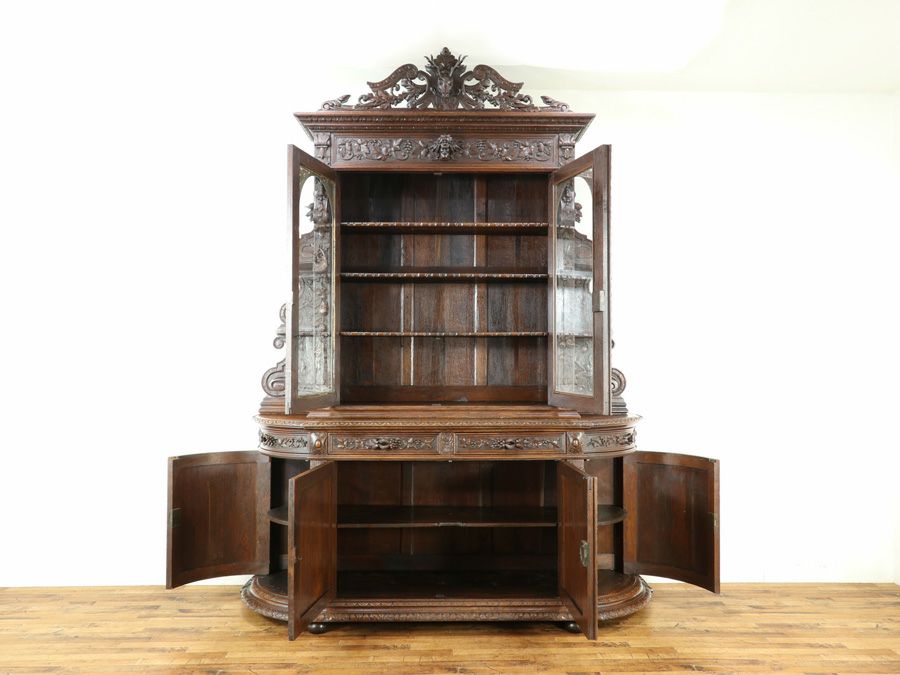 アンティーク家具 キャビネット 64867
