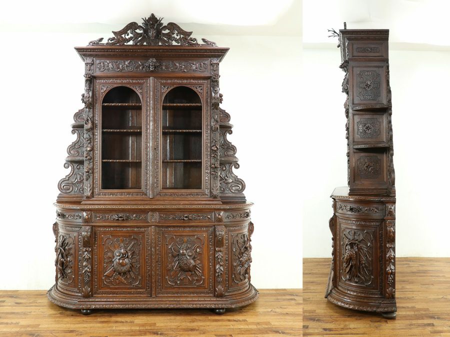 アンティーク家具 キャビネット 64867