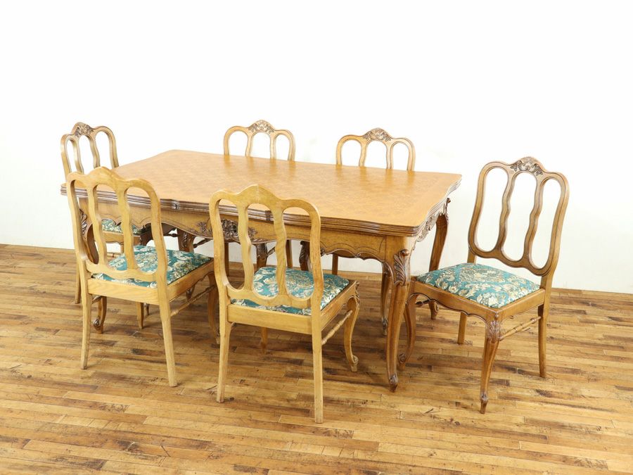 アンティーク家具 テーブルチェアセット 64880