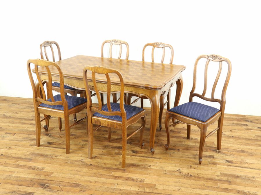 アンティーク家具 テーブルチェアセット 64855