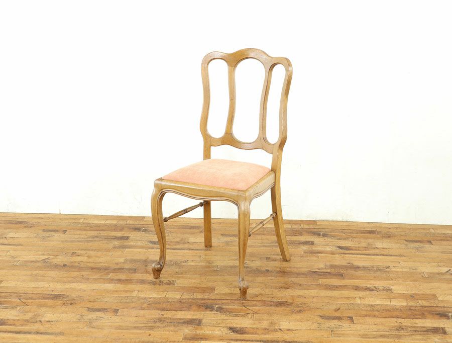 アンティーク 張替済ダイニングチェア 64914d