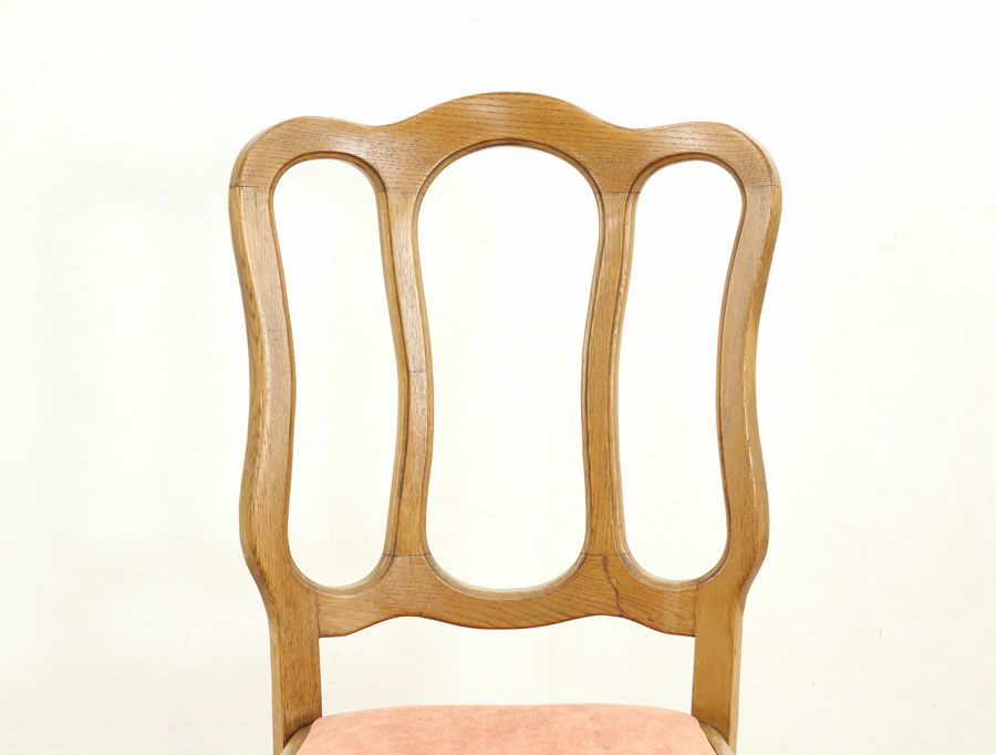 アンティーク 張替済ダイニングチェア 64914d