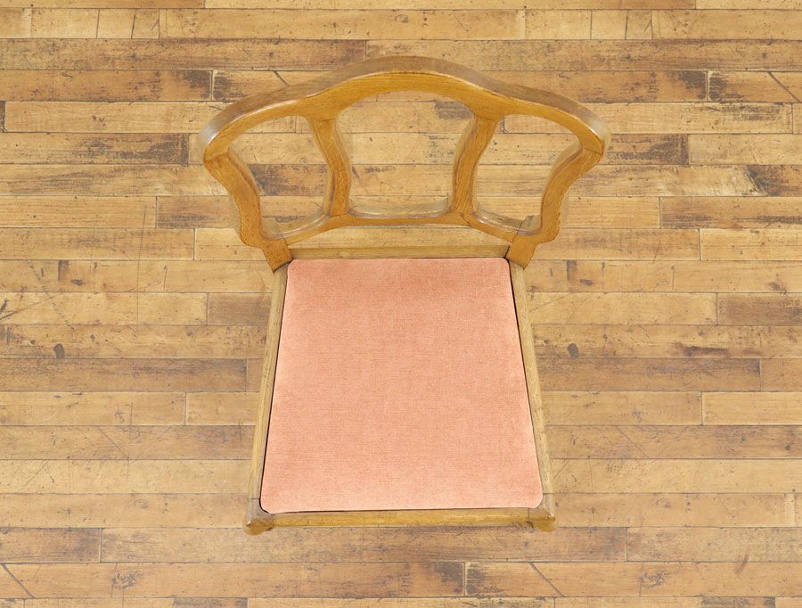 アンティーク 張替済ダイニングチェア 64914d